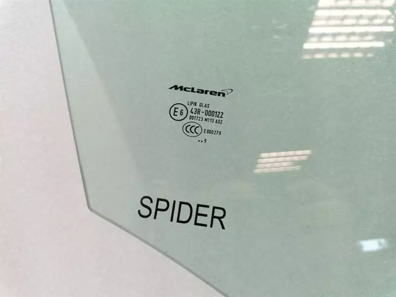 McLaren 720S Spider Right Front Door Glass 14A1286SP Türscheibe vorne Rechts - Image 3