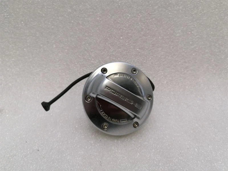 PORSCHE BOXSTER 718 Fuel filler cap 00004400191 aluminium  Tankdeckel Tankklappe