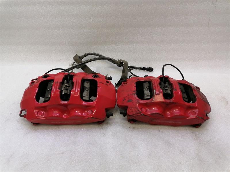 PORSCHE CAYMAN 981 Front Caliper Set 98135142301 Bremssattel Vorne Satz BREMBO