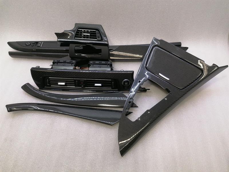 BMW M6 6 Series F13  Veneer 8052364 Leiste Abdeckung CARBON RHD RECHTSLENKER