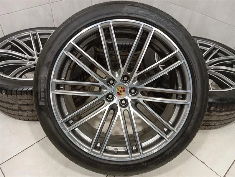 21 PORSCHE MACAN 95B Turbo IV Alloy Wheel Set 95B601025DN Alufelge 95B601025DP - Image 5