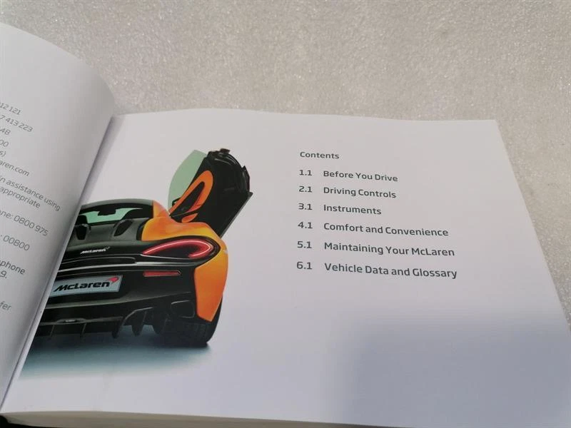 McLaren 570S Spider OWNERS MANUAL HANDBUCH - Image 6