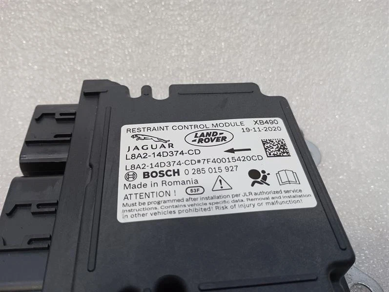 JAGUAR i-PACE X590 EV400 Safety Module ECU L8A2-14D374-CD Airsteuergerät SRS - Image 3