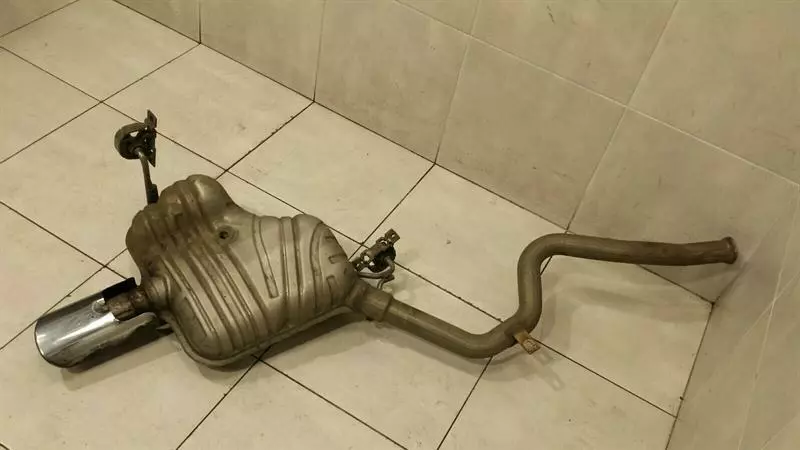 MERCEDES R Class W251 R Exhaust silencer A2514907001 Auspuff Endschalldämpfer - Image 4