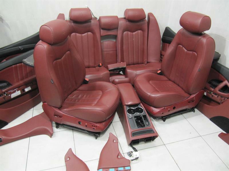 MASERATI QUATTROPORTE M139 SEATS FACELIFT RED ROT LEDER LEATHER ROLLO TABLES