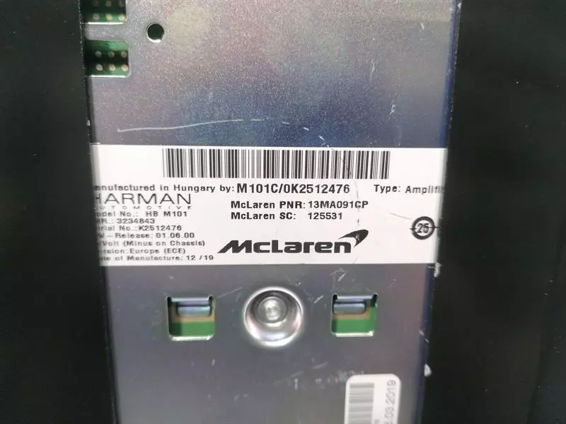McLaren 600LT Spider Amplifier 13MA091CP Verstärker AUDIO BASE SOUND HARMAN - Image 7