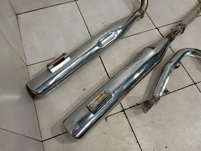 HARLEY-DAVIDSON TWIN CAM ENGINE 98-17 EXHAUST VANCE & HINES EVO Auspuff CHROME - Image 4