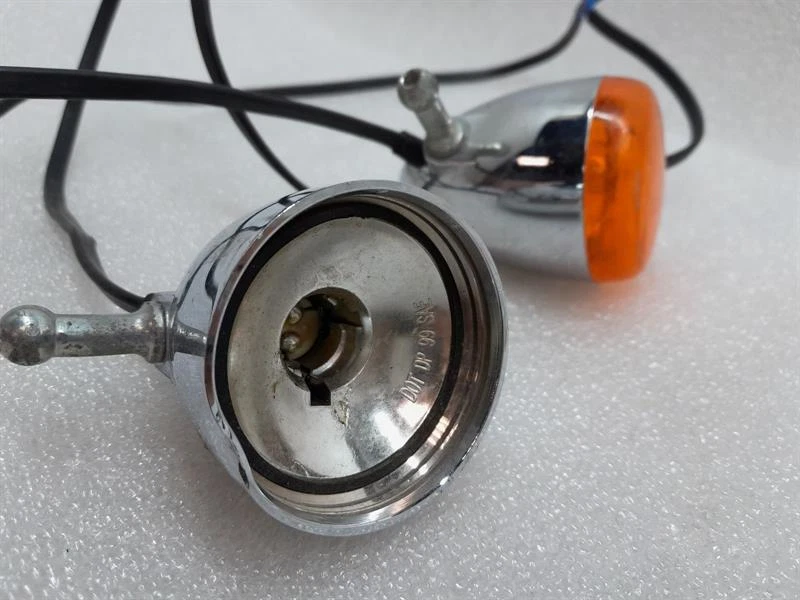HARLEY-DAVIDSON 7" FRONT LIGHT TURN SIGNALS 68972-00 BLINKER SCHEINWERFER - Image 5