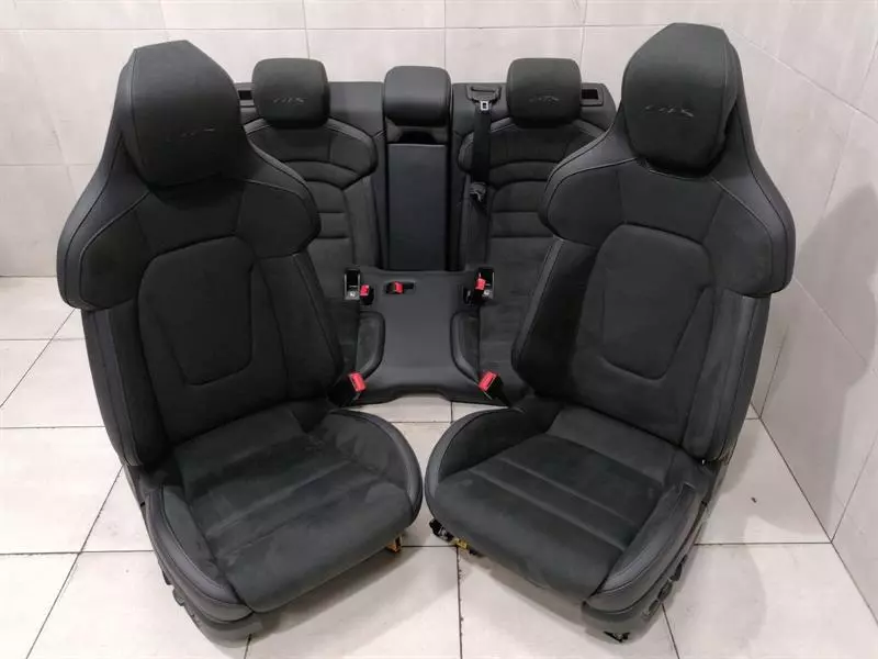 PORSCHE TAYCAN 9J SPORT SITZE ALCANTARA SATZ GTS 18-WEG 18-WAY TURISMO WAGON SET - Image 6