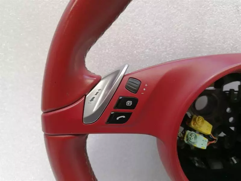PORSCHE 911 997 Steering Wheel 99734780333 Lenkrad CARRERA RED HEATED BEHEIZT - Image 4