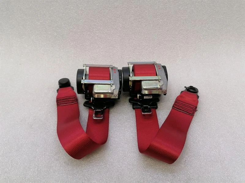 PORSCHE BOXSTER 981 Front seatbelt 98180303303 RED Sicherheitsgurt Gurt Vorne
