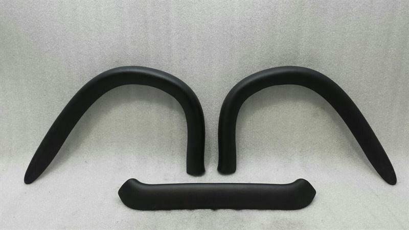 PORSCHE BOXSTER 986 Roll Bar Covers 98658031116 Überrolbügel Verkleidung Leder