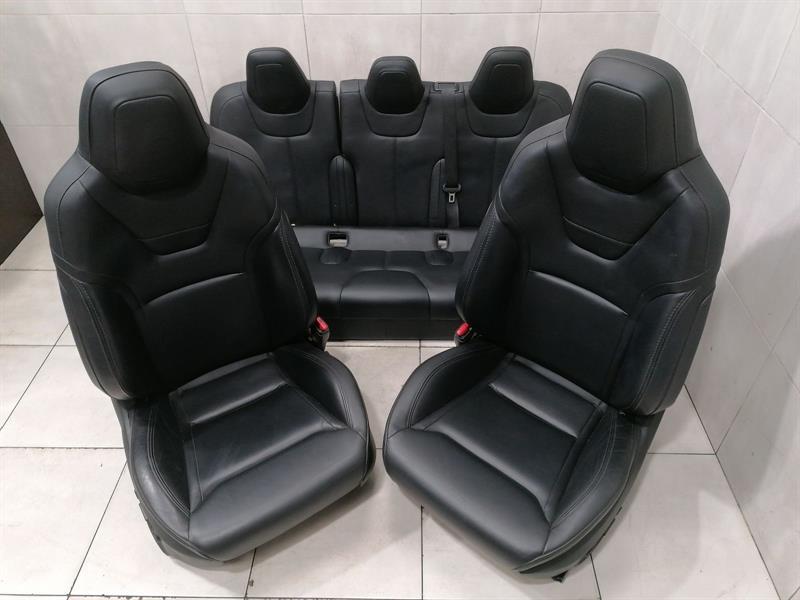 TESLA MODEL S 90D Front Seats 1013095-00-A Vorne Sitz FACELIFT LEDER LEATHER BL