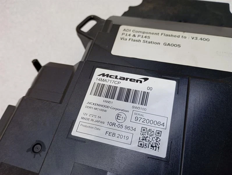 McLaren 720S Instrument cluster 14MA717CP Speedometer CLUSTER TACHO - Image 5