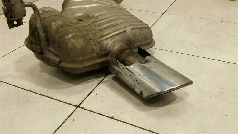 MERCEDES R Class W251 R Exhaust silencer A2514907001 Auspuff Endschalldämpfer - Image 3