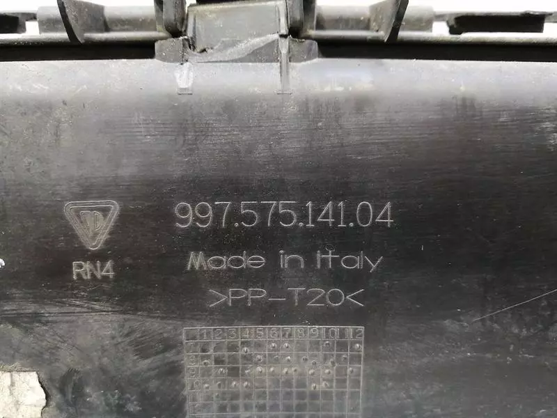 PORSCHE 911 997 Front Bumper Center Air Duct 99757514104 Stosstange luftkanal - Image 5