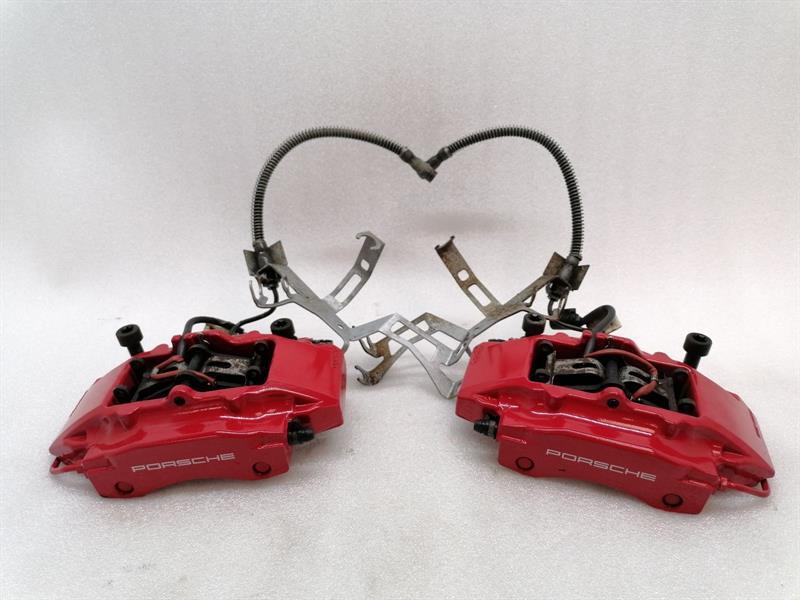 PORSCHE BOXSTER 981 Rear Brake caliper set 98135205110 Hinten Bremssattel satz