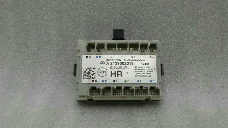 MERCEDES S-class W222 Rear Right Door Module A2139002018 Tur Steuergerät Hinten