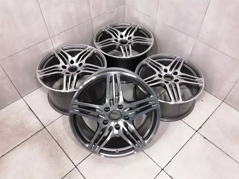 19 PORSCHE 911 997 Alloy Wheels 99736215605 "Turbo" Alufelge SATZ SET 11J 8.5J - Image 3