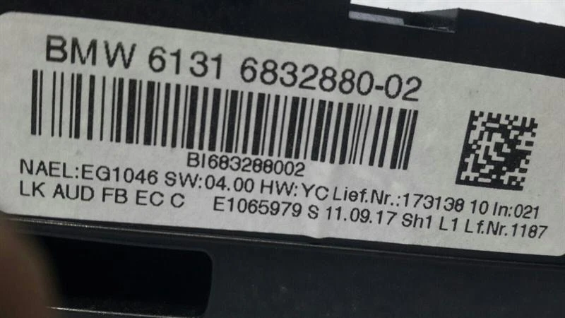 BMW 3 Series F30 F20 CD player 6832880 Audiosystemkontroller - Image 5