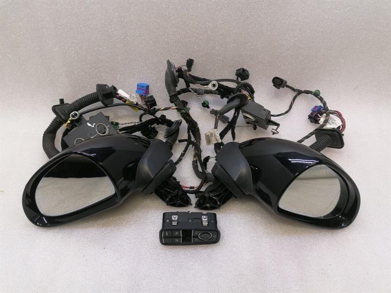 PORSCHE 911 991.1 Right Door Mirror Set POWER FOLDING DIM Rechtslenker RHD MK1
