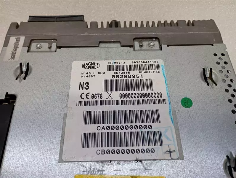 MASERATI GRANTURISMO M145 CD player 298951 NIT AUDIO 341828 HEAD UNIT - Image 5