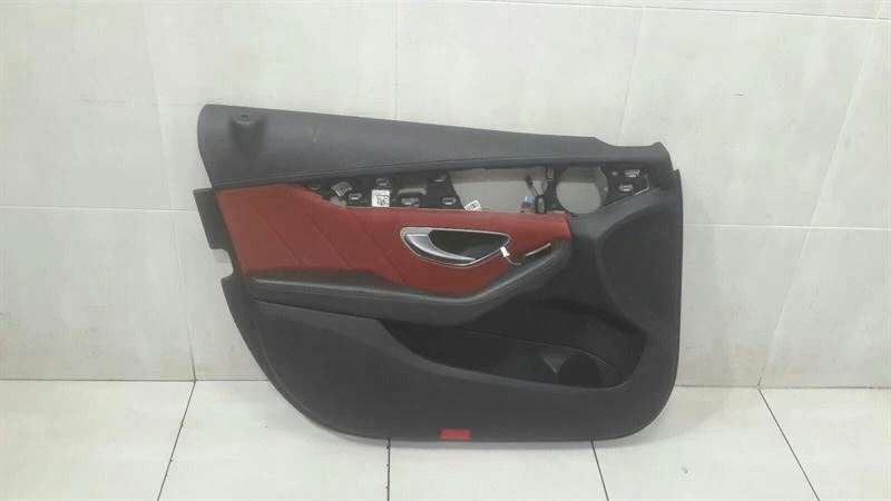 MERCEDES C Class W205 RHD Door card Front Left A2057206911 Rechtslenker Red