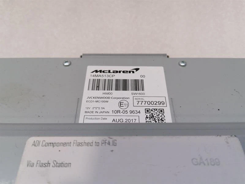 McLaren 720S 14MA513CP Audio kontroller RADIO HEAD UNIT - Image 5