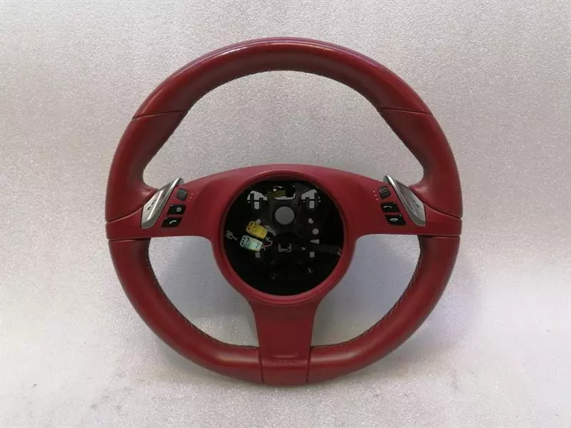 PORSCHE 911 997 Steering Wheel 99734780333 Lenkrad CARRERA RED HEATED BEHEIZT - Image 2
