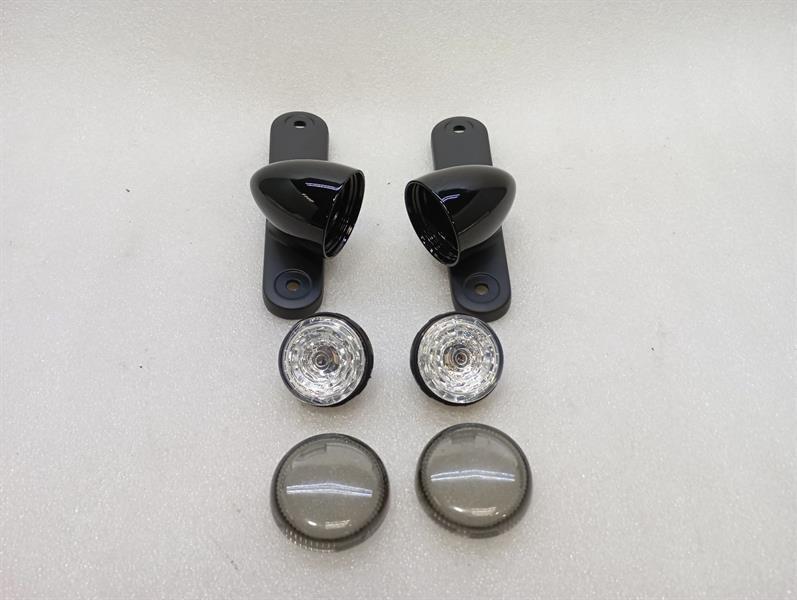 HARLEY-DAVIDSON TURN SIGNAL LED AMBER CVO 68000036 Halter BLINKER BLACK 68000037