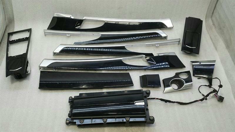 PORSCHE Panamera 970 RHD Piano Veneer Set 97055348100 Rechtslenker Klavierlack