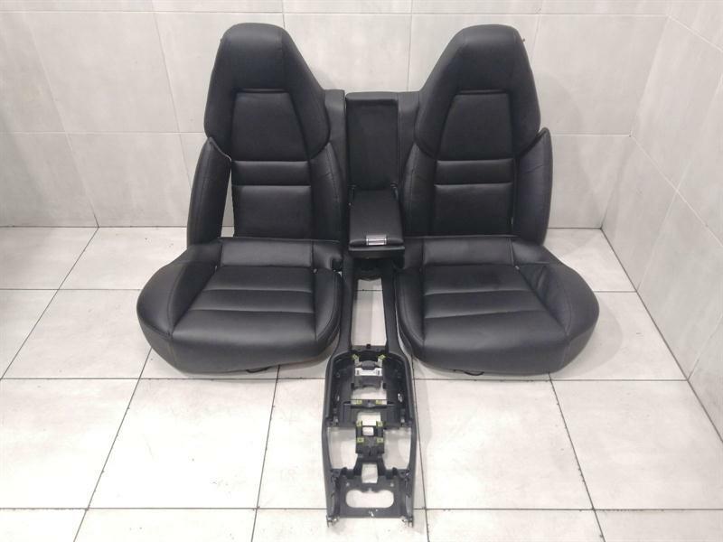 PORSCHE Panamera 970 HINTEN LEDER SITZ REAR SEAT BLACK SCHWARZ RÜCKSITZBANK