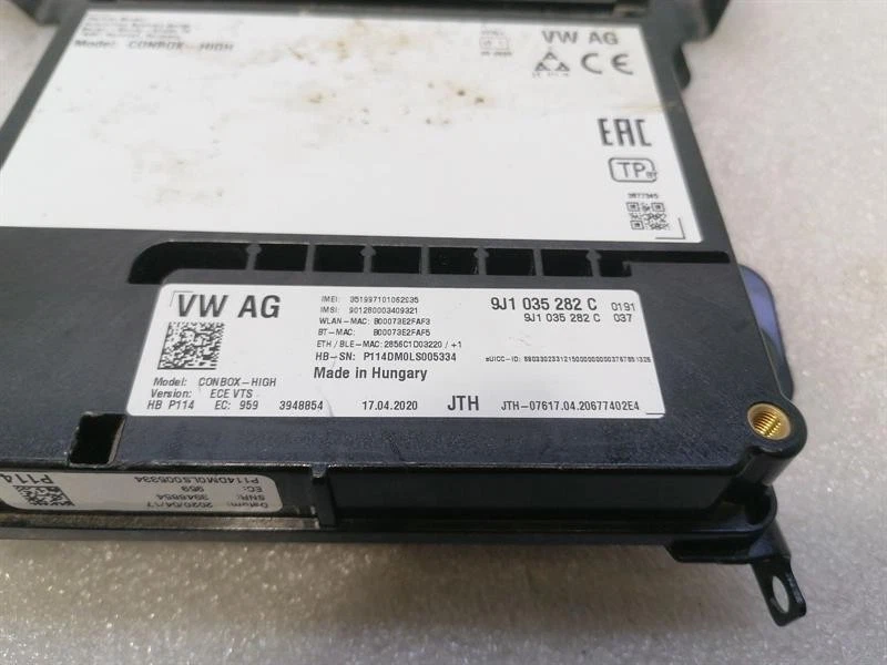 PORSCHE TAYCAN 9J Electronic module 9J1035282C Steuergerät CTRL UNIT - Image 2