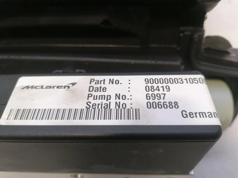 McLaren 600LT Spider ROOF HYDRAULIC PUMP 11A8269SP HYDRAULISCHE PUMPE + STRUTS - Image 7
