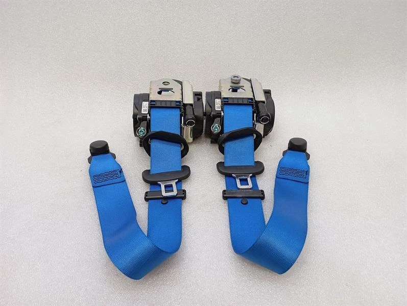 PORSCHE 911 992 GT3 SHARK BLUE seatbelts 992857705M SATZ SET PAIR Gurt Vorne