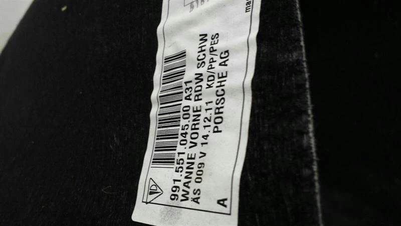 PORSCHE 911 991  Luggage Compartment Cover 99155105100 Kofferraum Verkleidung - Image 5