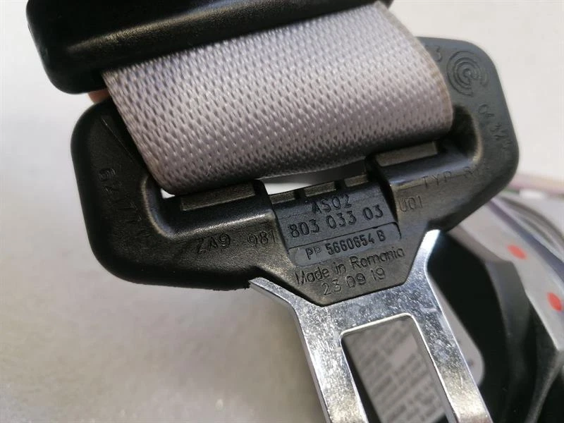 PORSCHE BOXSTER 718 Front seatbelt 98180303303 U01 Sicherheitsgurt SILVER U01 - Image 6