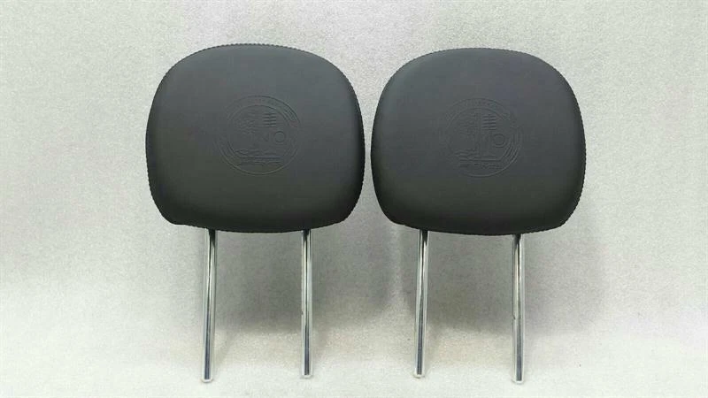 MERCEDES SLK R171 Headrest Set Kopfstütze Satz Leather Leder Crest
