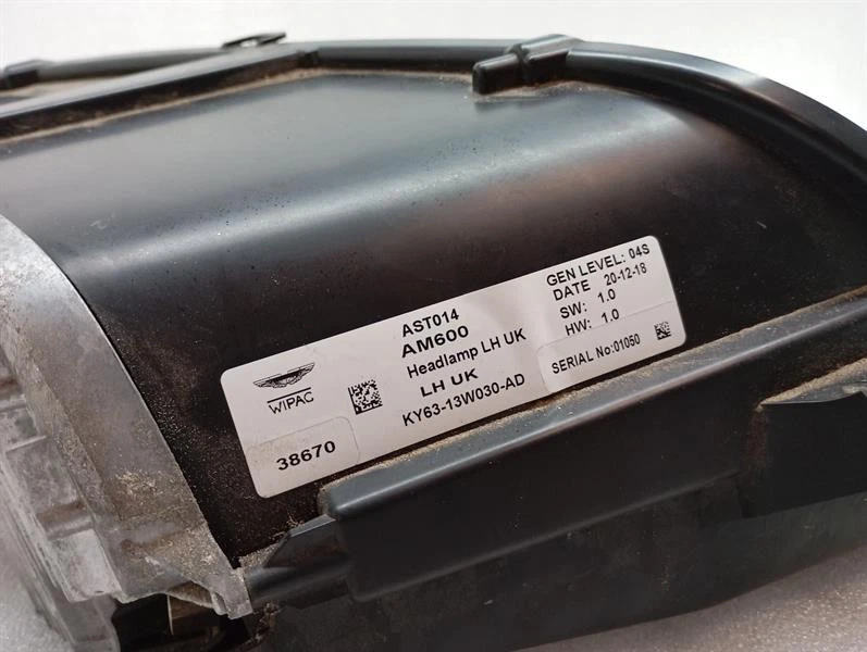 ASTON MARTIN VANTAGE AM6 2018-2025 Left Head light KY63-13W030-AD Scheinwerfer - Image 7
