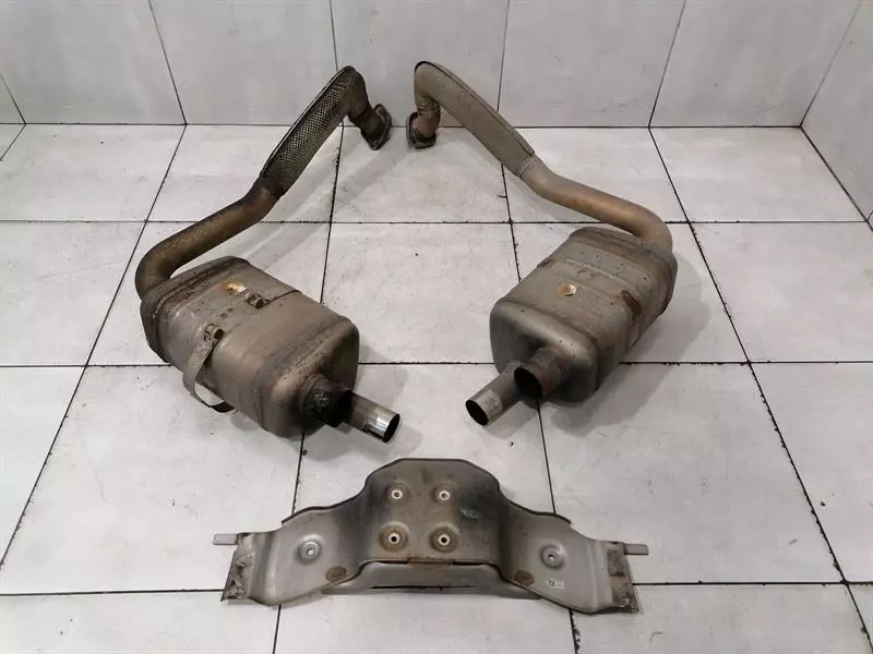 PORSCHE CAYMAN 718 Exhaust silencer 982251051D Auspuff Endschalldämpfer