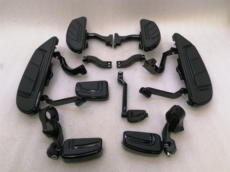 HARLEY-DAVIDSON TOURING AIR FLOW STYLE RIDER FOOT BOARD Fußstütze AFTERMARKET