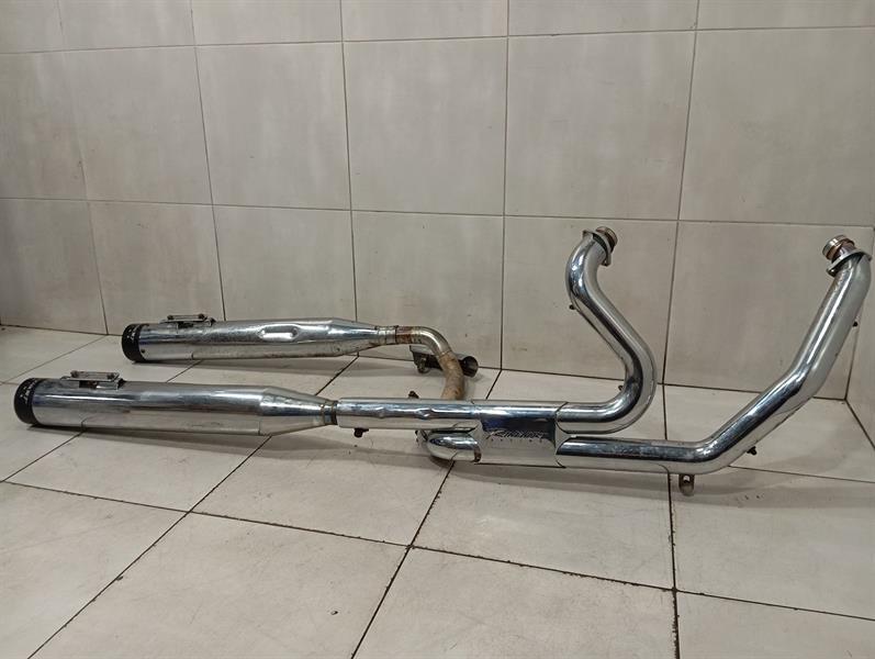 HARLEY-DAVIDSON TWIN CAM ENGINE 98-17 Exhaust silencer RINEHART Auspuff CHROME
