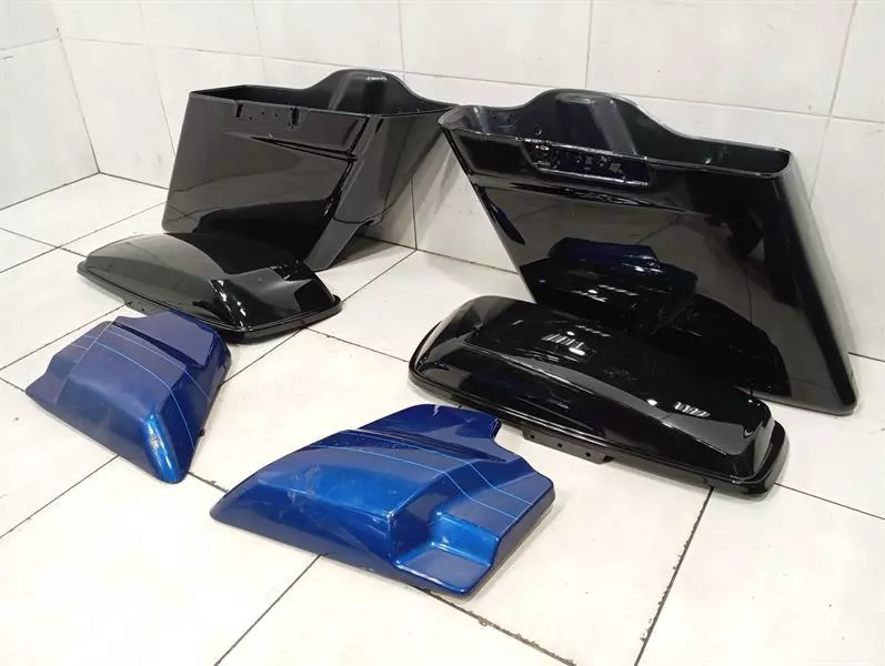 HARLEY-DAVIDSON TOURING Saddle Bag AFTERMRKET STRETCHED Satteltasche 14-24 - Image 3