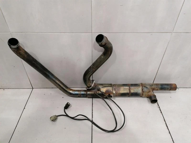 HARLEY-DAVIDSON Down Pipe 66855-10A Auspuff CATALYTIC CONVERTER REMOVED!!! - Image 3