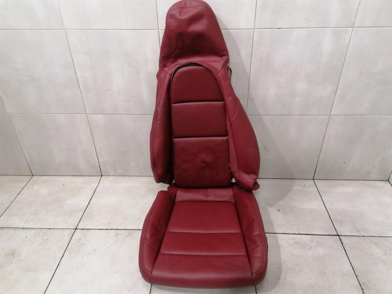 PORSCHE BOXSTER 718 Seatpad 99152114113GUC Sitz BORDEAUX RED LEFT LINKS