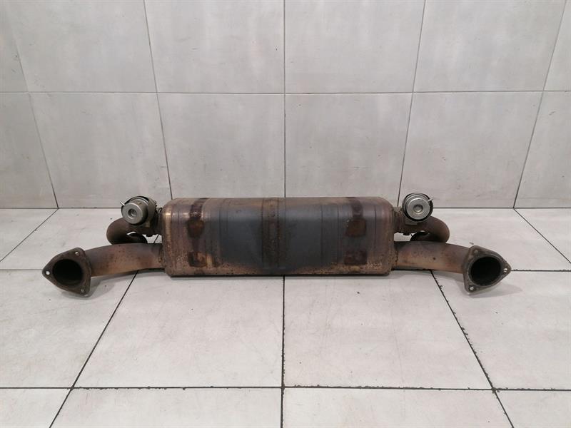 PORSCHE 911 991 Centre Exhaust silencer 99111133507 Auspuff Endschalldämpfer