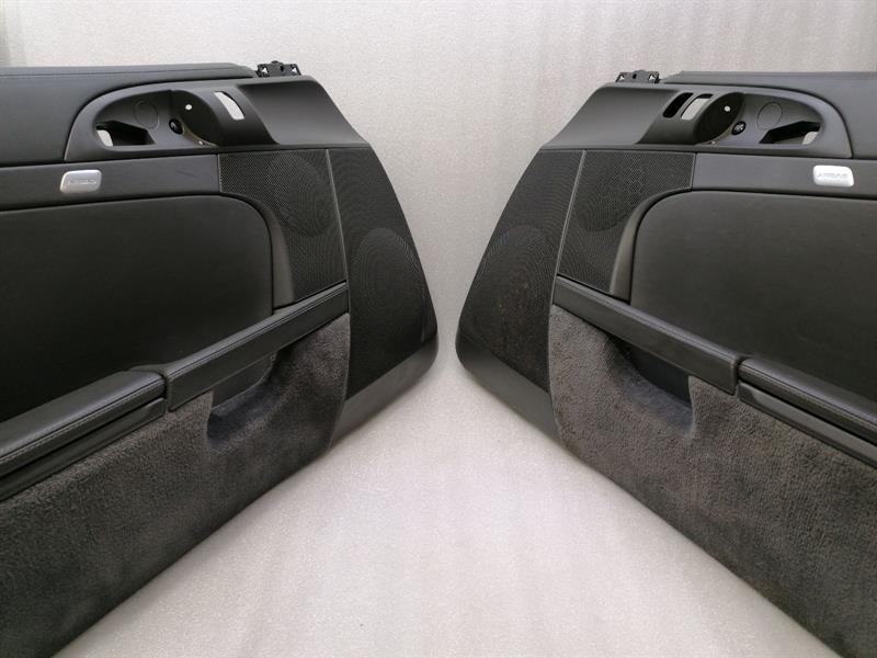 PORSCHE CAYMAN 987 Door card Front Set 99755520201 RHD Rechtslenker LEATHER GREY