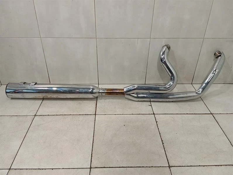 HARLEY-DAVIDSON TOURING TWIN CAM ENGINE Exhaust silencer 98-17 Auspuff COBRA - Image 2