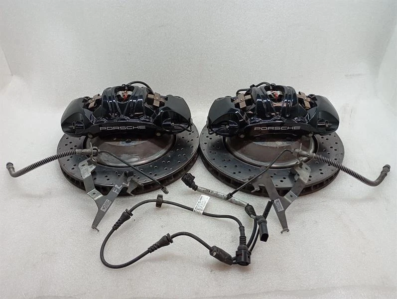 PORSCHE CAYMAN 718 GT4 Brake caliper 9GT615123B FRONT SET BREMSANLAGE VORNE