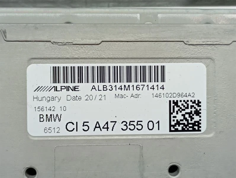 BMW 4 M4 G82 G22 CD player Head Unit Radio 5A47355 Audiosystemkontroller - Image 6